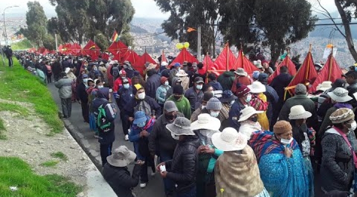 Campesinos de La Paz convocan a un paro desde el lunes en rechazo al carnet anticovid