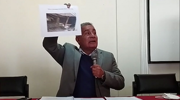 Viceministro Vargas: la casa rodante no estaba en poder de ningún militar