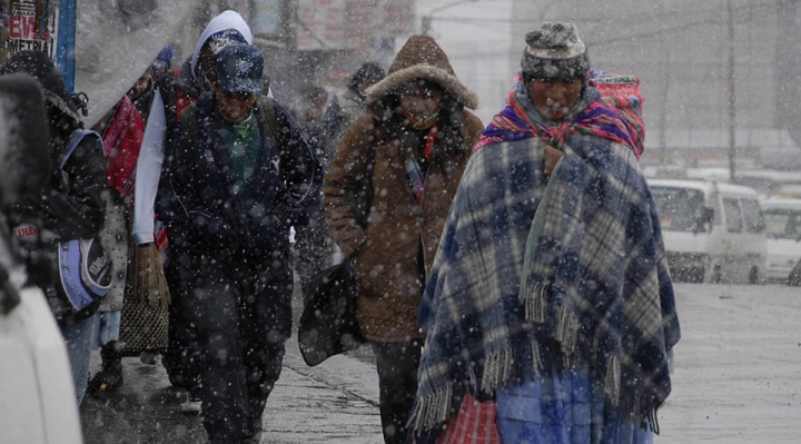 Dos personas mueren por hipotermia por bajas temperaturas en la ciudad de La Paz