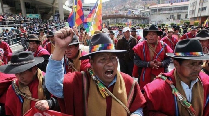 Ponchos rojos deciden no participar en la marcha convocada por el Pacto de Unidad para este jueves