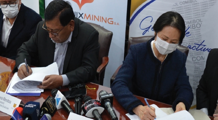 Amayapampa: Comibol evalúa técnica, financiera y legalmente contrato suscrito con la china Phoenix Mining
