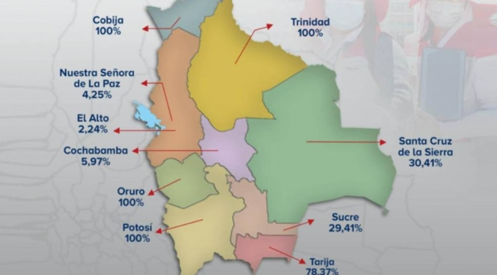 El Alto, La Paz y Cochabamba tienen el menor avance de actualización cartográfica