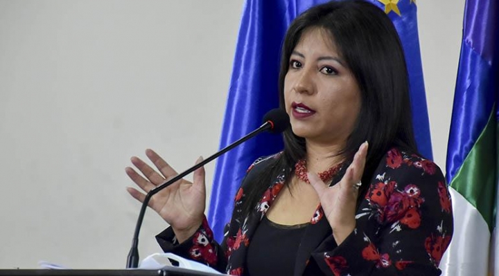Nadia Cruz es ahora funcionaria del Ministerio de Justicia