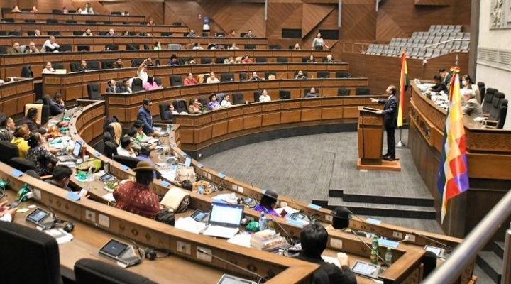 En medio desacuerdos en el MAS, Diputados suspende otra vez tratamiento del PGE