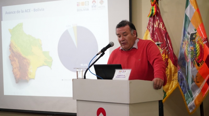 La actualización cartográfica con miras al censo 2024 llega al 92,1% en Bolivia, según el INE 