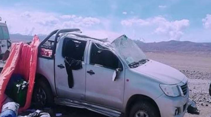 Mueren dos funcionarios del Órgano Electoral en accidente de tránsito