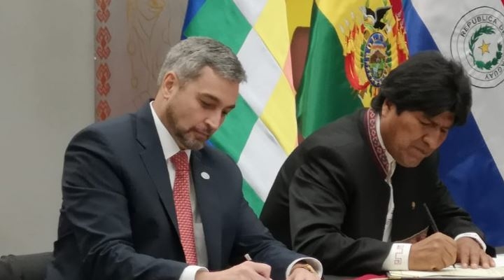 Bolivia y Paraguay suscriben 16 convenios bilaterales, además de seis acuerdos privados
