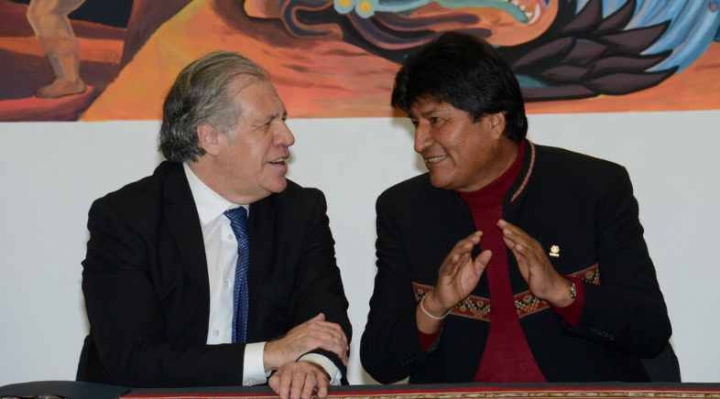 Fuentes diplomáticas aseguran que apoyo de Almagro a Evo pone en riesgo su reelección al frente de la OEA