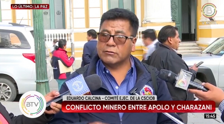 CSCIOB denuncia que existen cuatro empresas mineras ilegales en Apolo