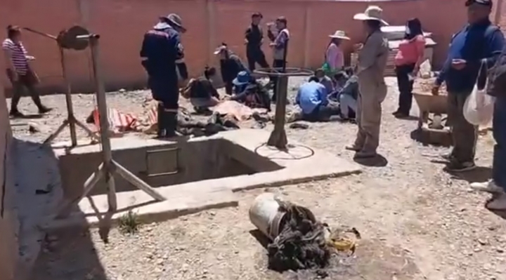 Cuatro obreros mueren en planta de bombeo de aguas servidas de Oruro
