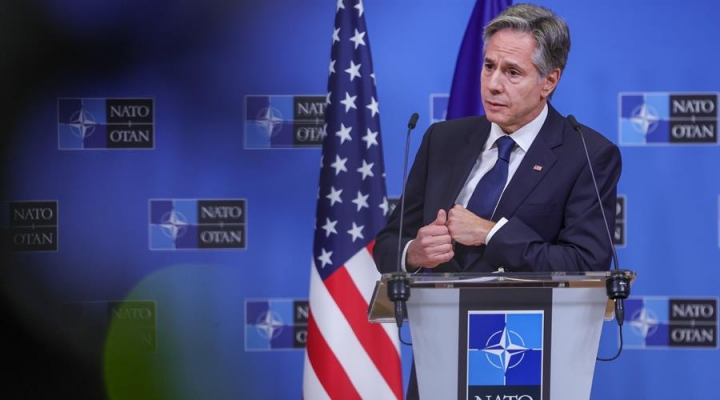 Blinken garantiza a la OTAN el apoyo de EEUU a Ucrania ante la invasión rusa