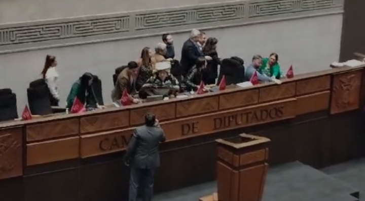 Acciones bochornosas anteceden al segundo receso de la sesión de Diputados que no define orden del día