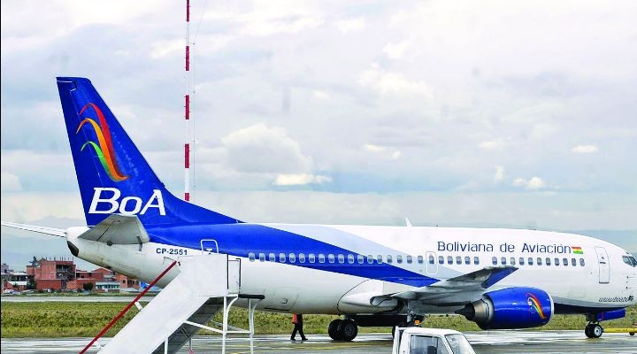Un avión de BoA sufre un incidente al aterrizar en aeropuerto de El Alto