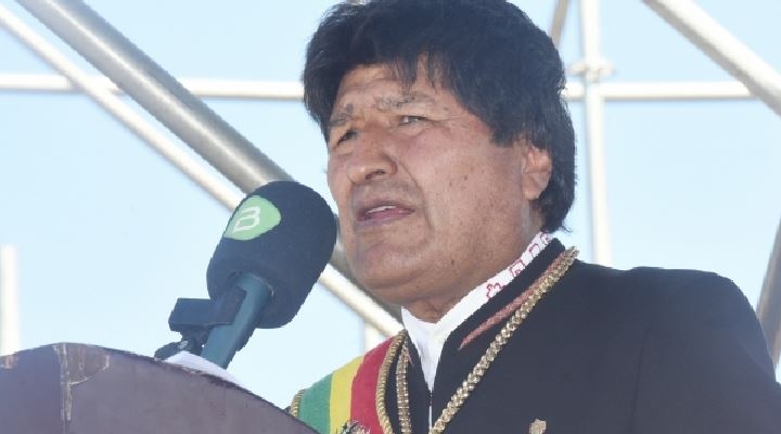 Evo quiere “ser el presidente de la mejor Bolivia” y dice que el país es “digno y soberano”