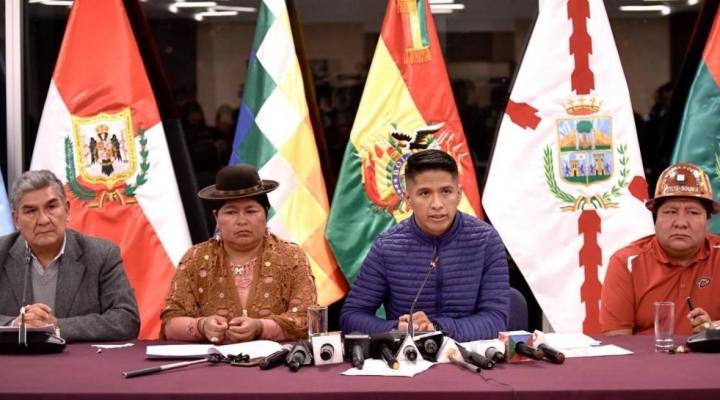 Andrónico Rodríguez cuestiona a Choquehuanca: ¿Cuál es el miedo? de convocar a la Asamblea