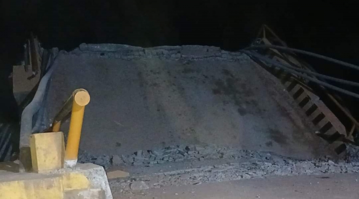 Cae parte del puente Rápulo en Santa Ana de Yacuma, Beni