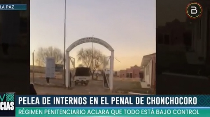 Llevan a Camacho a otro lugar de  Chonchocoro tras pelea de reos,   Penitenciaría asegura que todo está controlado