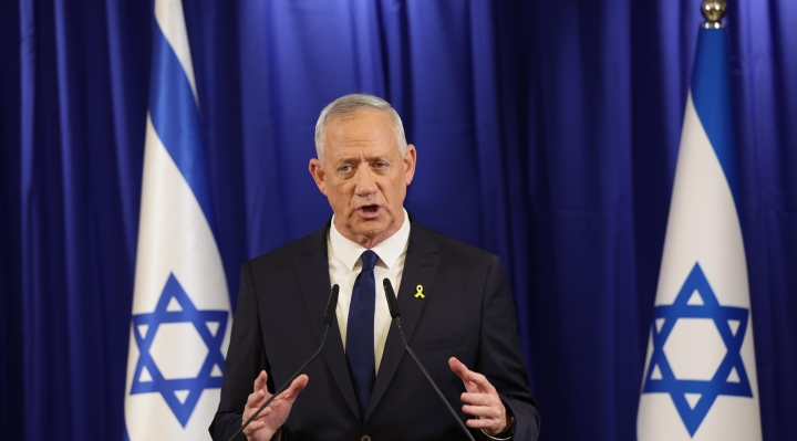 Ministro Gantz abandona el Gobierno de emergencia de Israel en una disputa sobre el futuro de Gaza