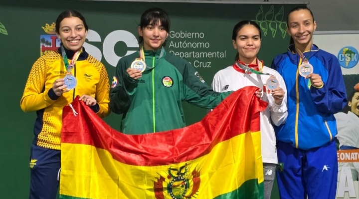 Karate: Melany Unzueta gana primer oro para Bolivia en el Sudamericano 