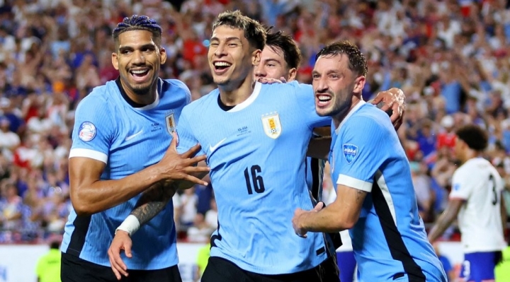 Uruguay gana todo en el Grupo C y elimina a la anfitriona Estados Unidos