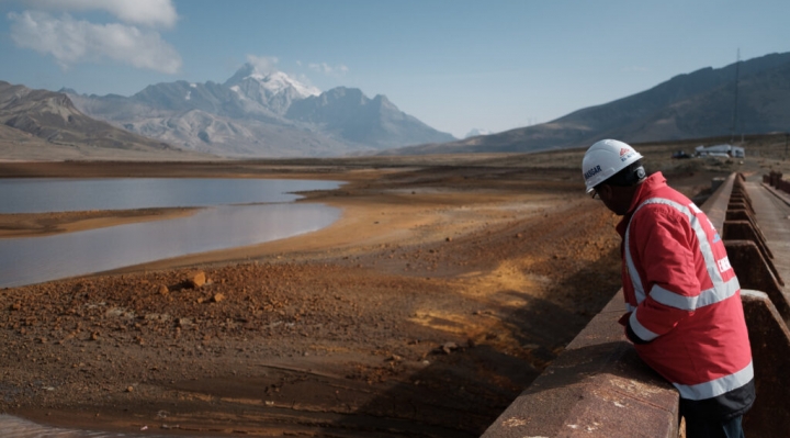 Represa de Milluni Bajo mantiene un  volumen reducido, Alcaldía alteña  realiza trabajos para captar agua