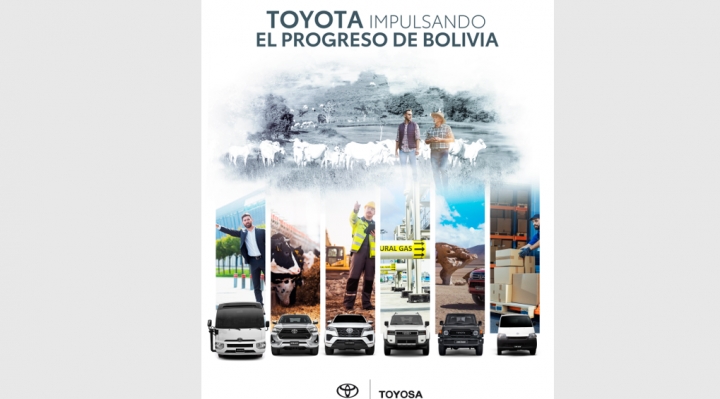 Toyota, socio de Bolivia en el trabajo y tecnología eficiente