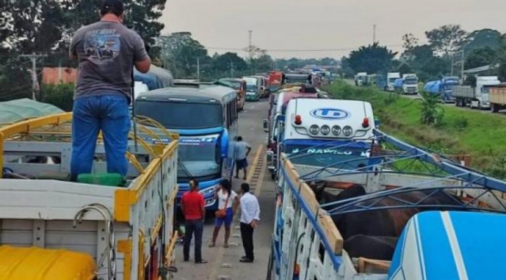 Bloqueo en Yapacaní entra en cuarto intermedio; Gobernación iniciará licitación en 22 días