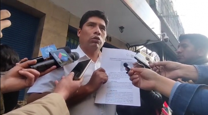 Emapa formaliza denuncia penal en contra del diputado Héctor Arce por tres delitos