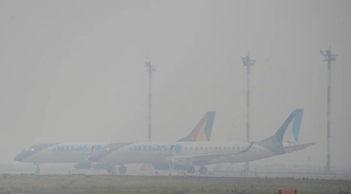 De 39 aeropuertos comerciales y secundarios manejados por Naabol en el país, 20 suspenden vuelos por la humareda