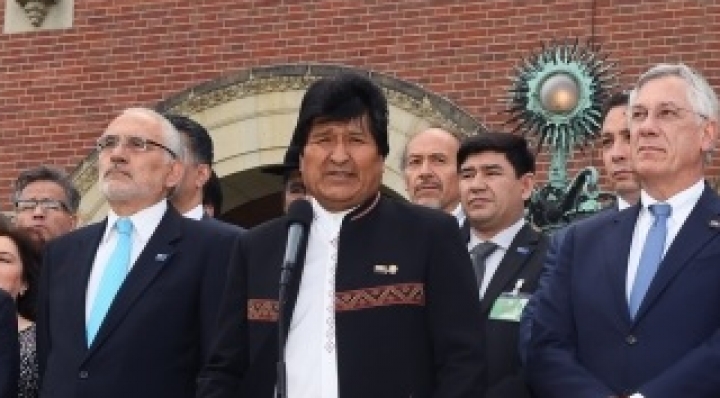 Evo Morales expresó que Bolivia no dejará de luchar contra el enclaustramiento