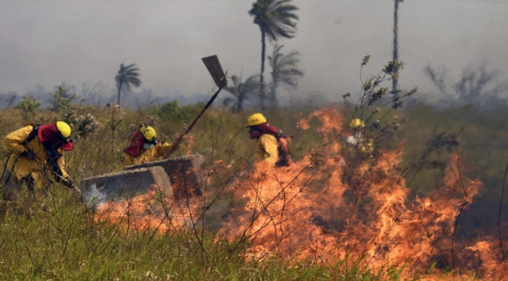 Gobierno destinó 52 vehículos para controlar que no se reactiven los incendios