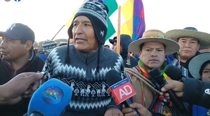 La marcha evista parte de Panduro y Morales afirma que continuará "hagan lo que hagan"