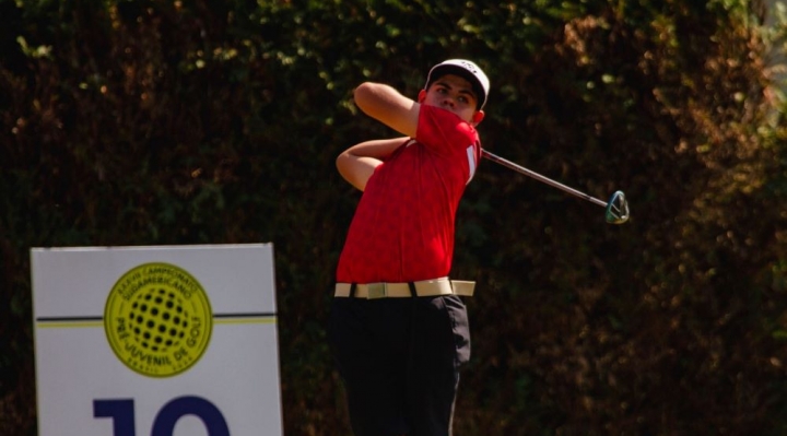 Golf: en la mitad del Sudamericano, Mateo Pérez es el mejor boliviano 