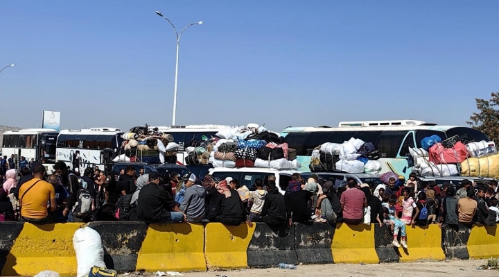 Más de 30.000 personas cruzaron a Siria desde el Líbano en 72 horas, según la ONU