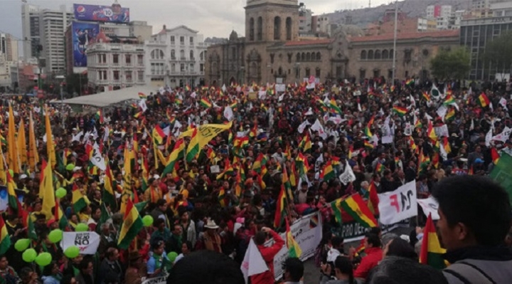 Cabildos y marchas en defensa de la democracia se realizarán en La Paz, Cochabamba y Tarija