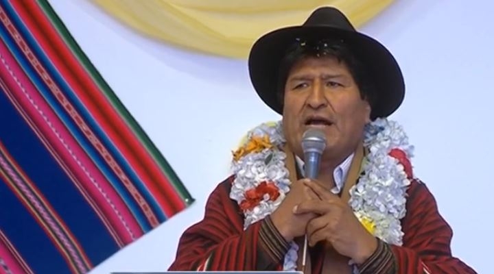 “No voy a renunciar”, afirmó Evo Morales y convocó a “defender el proceso de cambio”