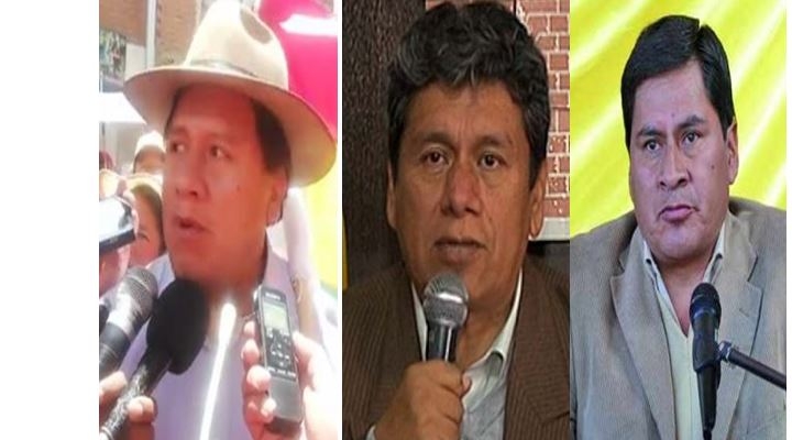 Renuncian los alcaldes de Sucre y Potosí, además del gobernador potosino, todos del MAS