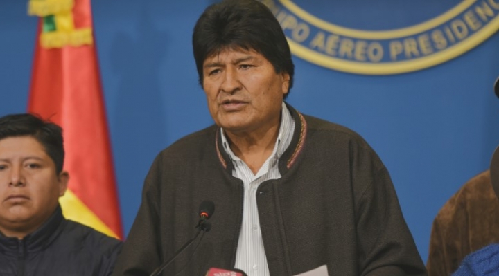 Morales no confirma si será candidato nuevamente, asegura que no renunciará antes del 22 de enero