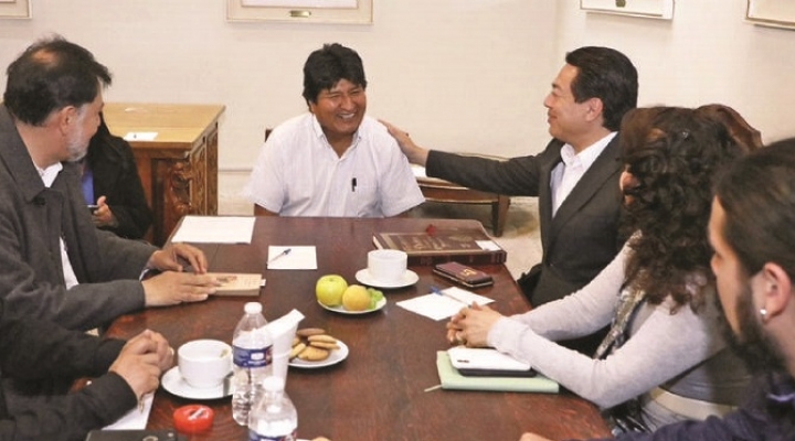 Evo Morales recibirá “coperacha” de casi $us 10 mil al mes de diputados y senadores mexicanos