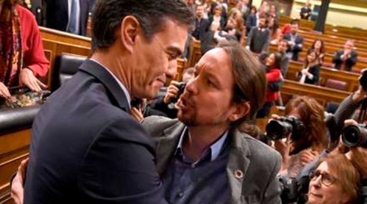 Pedro Sánchez ganó la votación por dos votos para ser investigo como presidente de España