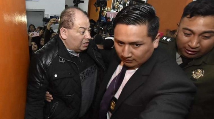 Ministro de Gobierno de Evo Morales remitido con detención preventiva a la cárcel de San Pedro