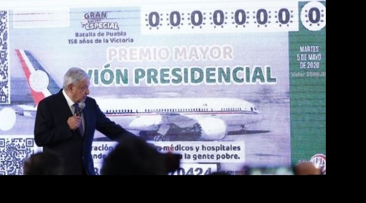 La insólita rifa en México con la que AMLO sorteará el lujoso avión presidencial (aunque el ganador no se lo llevará a su casa)