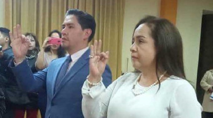 Juan Lanchipa posesiona a Marco Cossio como nuevo fiscal departamental de La Paz en remplazo de Williams Alave