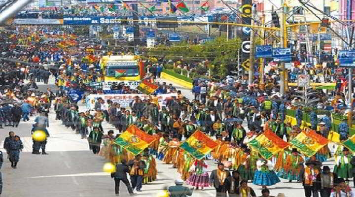 El Alto celebra 35 años de su creación y Chapetón denuncia que gente foránea agitó protestas