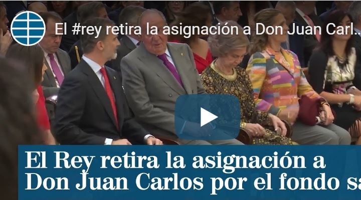 El Rey renuncia a la herencia y retira la asignación a Don Juan Carlos por su fondo en un paraíso fiscal