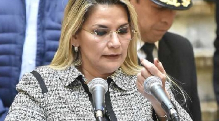 Presidenta Añez anuncia "canasta familiar gratuita" para familias más pobres