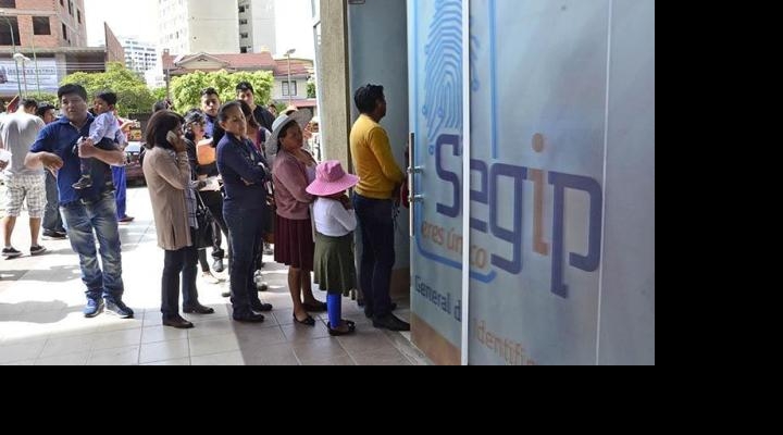 SEGIP amplía hasta agosto la validez de carnets y licencias que caducaron desde noviembre del año pasado