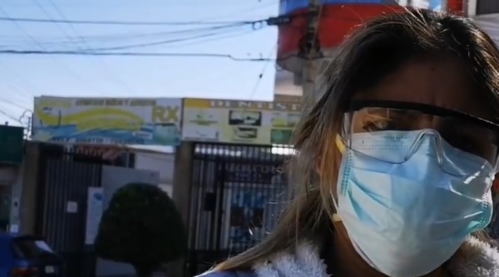 Cochabamba: Enfermera que dio positivo a COVID-19 no consigue apoyo en ningún hospital