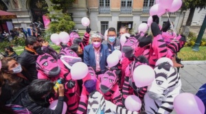 La Paz se viste de rosa para luchar contra el cáncer de mama