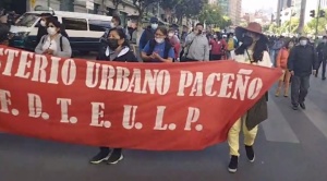 Tras detención de 4 dirigentes, maestros urbanos paceños pararán el lunes